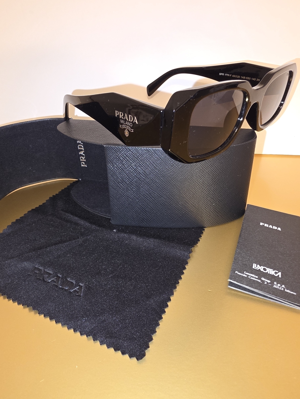 Prada Black Oversized Women's Sunglasses